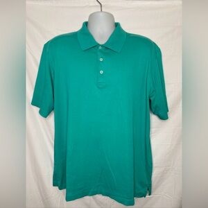 Johnston Murphy Polo Men’s XL Green Short Sleeve